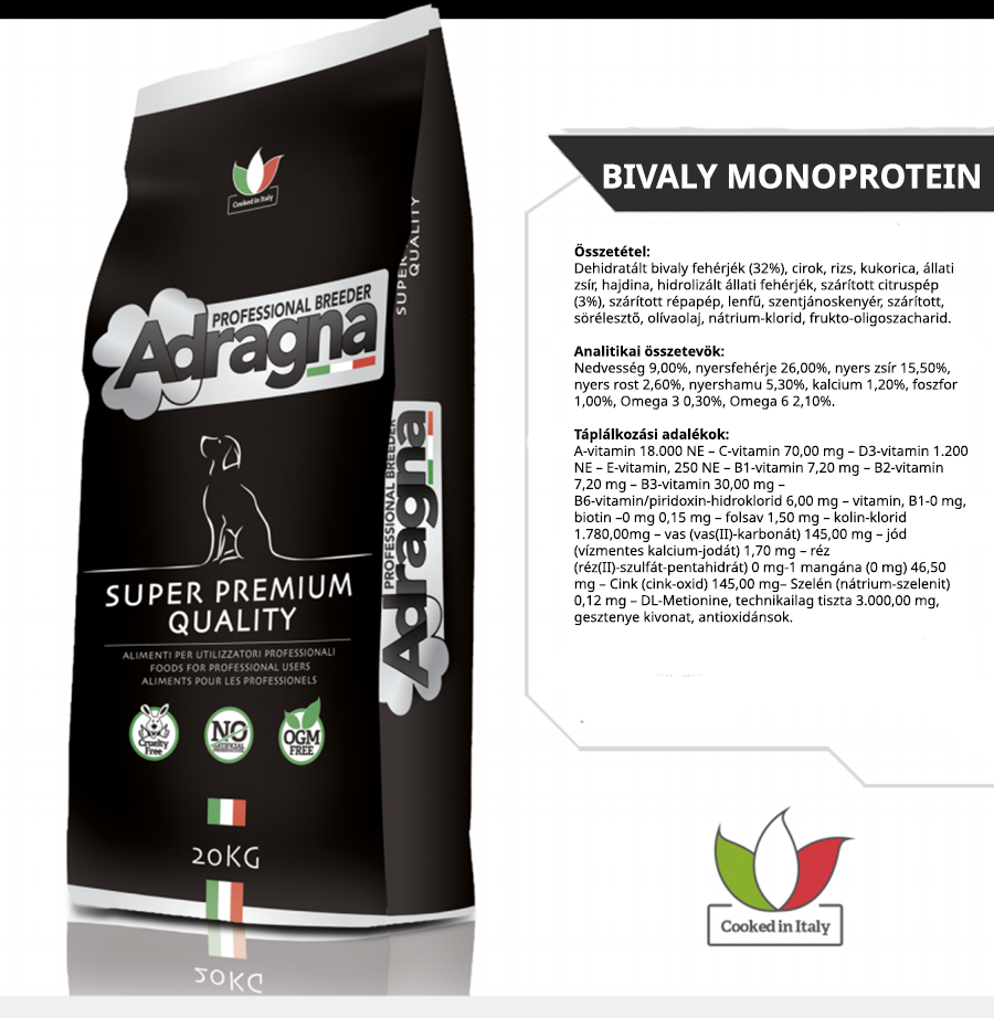 Adragna Breeder - Bivaly Monoprotein 20kg