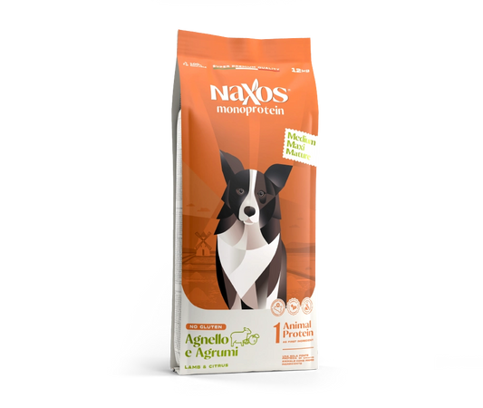 Naxos - Medium/Maxi Mature Bárány Monoprotein 12kg