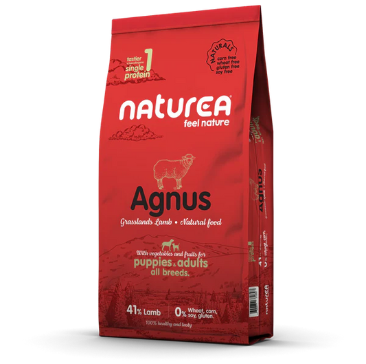 Naturea Agnus Hypoallergén - Bárány és Rizs 12kg
