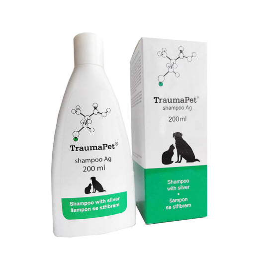TraumaPet Sampon 200ml - Ezüst Kolloiddal és Illóolajokkal