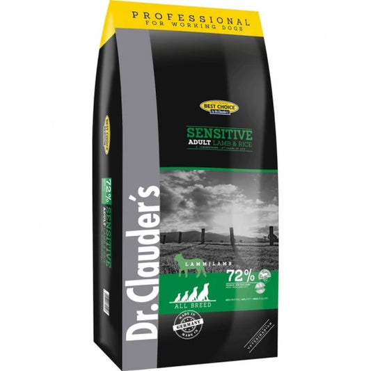 Dr.Clauder's Best Choice Sensitive Felnőtt - Bárány és Rizs 20kg